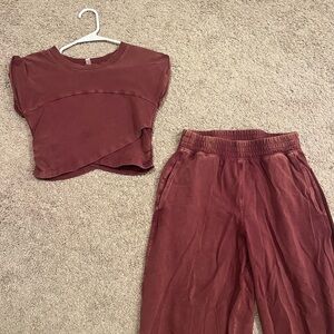 free people hot shot crossover set